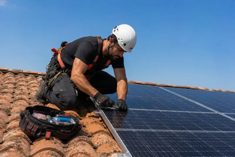 Maintenance et monitoring de panneaux solaires à Artolsheim